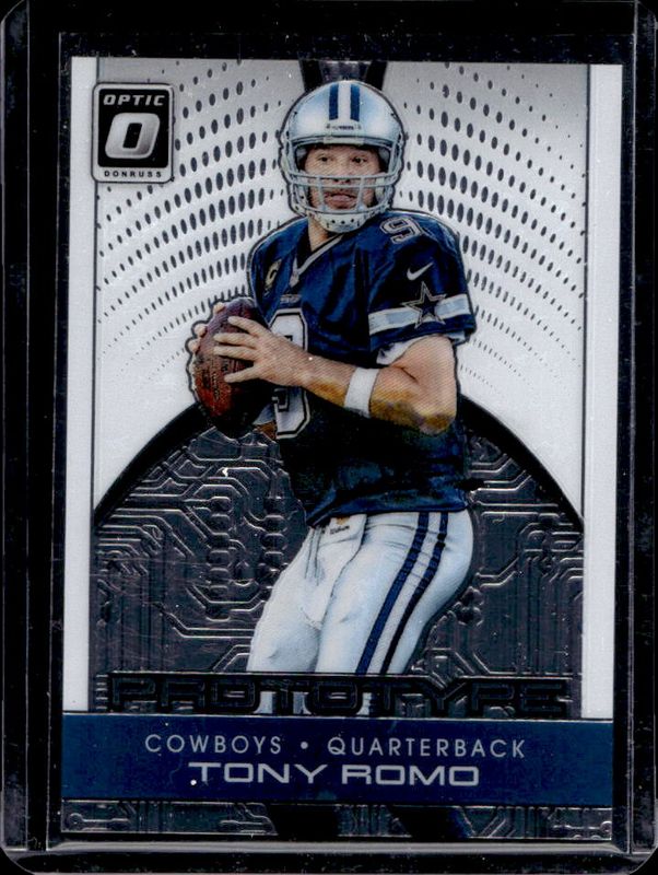 Tony Romo 2016 Optic #25 Prototypes RAW