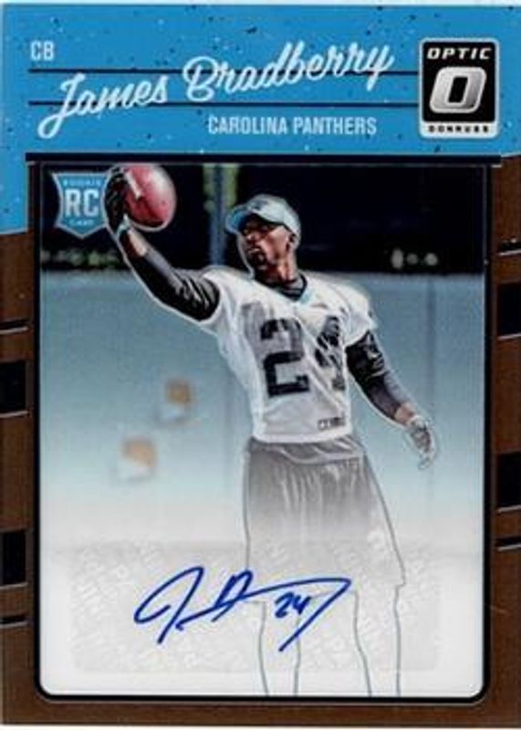 James Bradberry 2016 Optic #119 Rookie Signatures - Bronze RAW