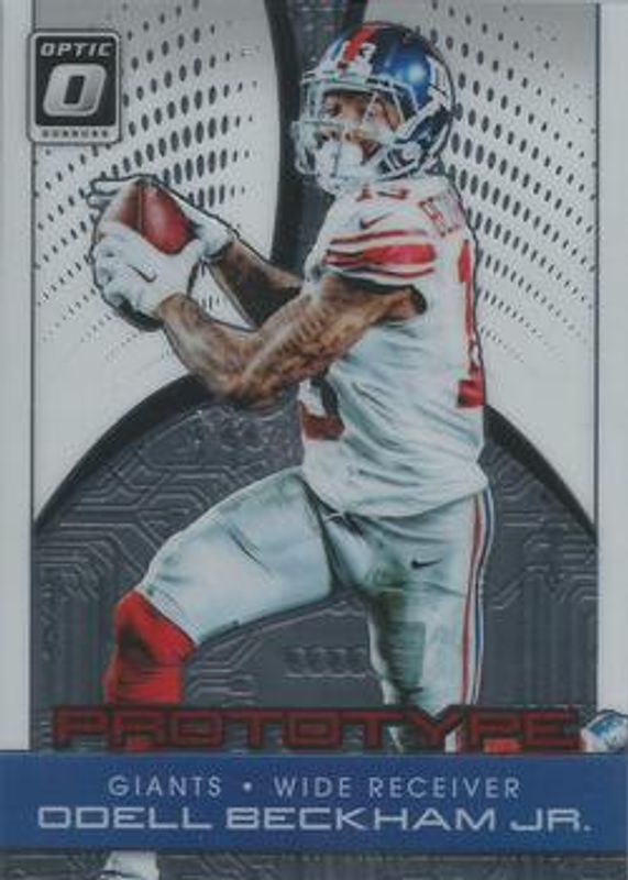 Odell Beckham Jr. 2016 Optic #17 Prototypes RAW