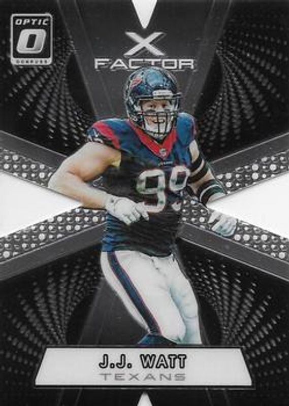 JJ Watt 2016 Optic #11 X Factor RAW