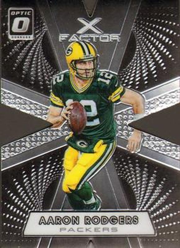 Aaron Rodgers 2016 Optic #1 X Factor RAW