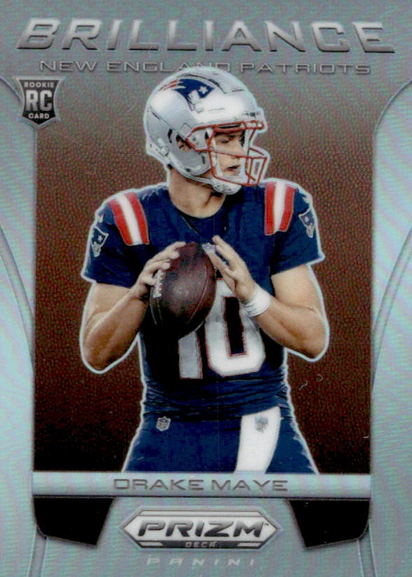 Drake Maye 2024 Prizm Deca #19 Brilliance - Silver Price Guide - Sports ...