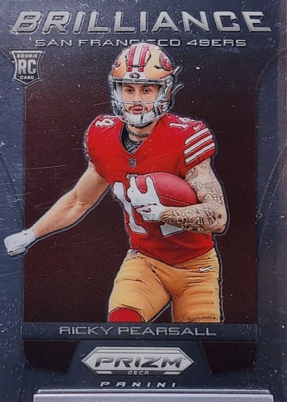 Ricky Pearsall 2024 Prizm Deca #3 Brilliance Rookie RAW