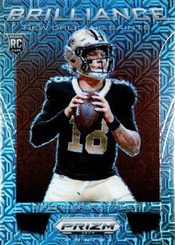 Spencer Rattler 2024 Prizm Deca #9 Brilliance - Mojo /30 Rookie RAW