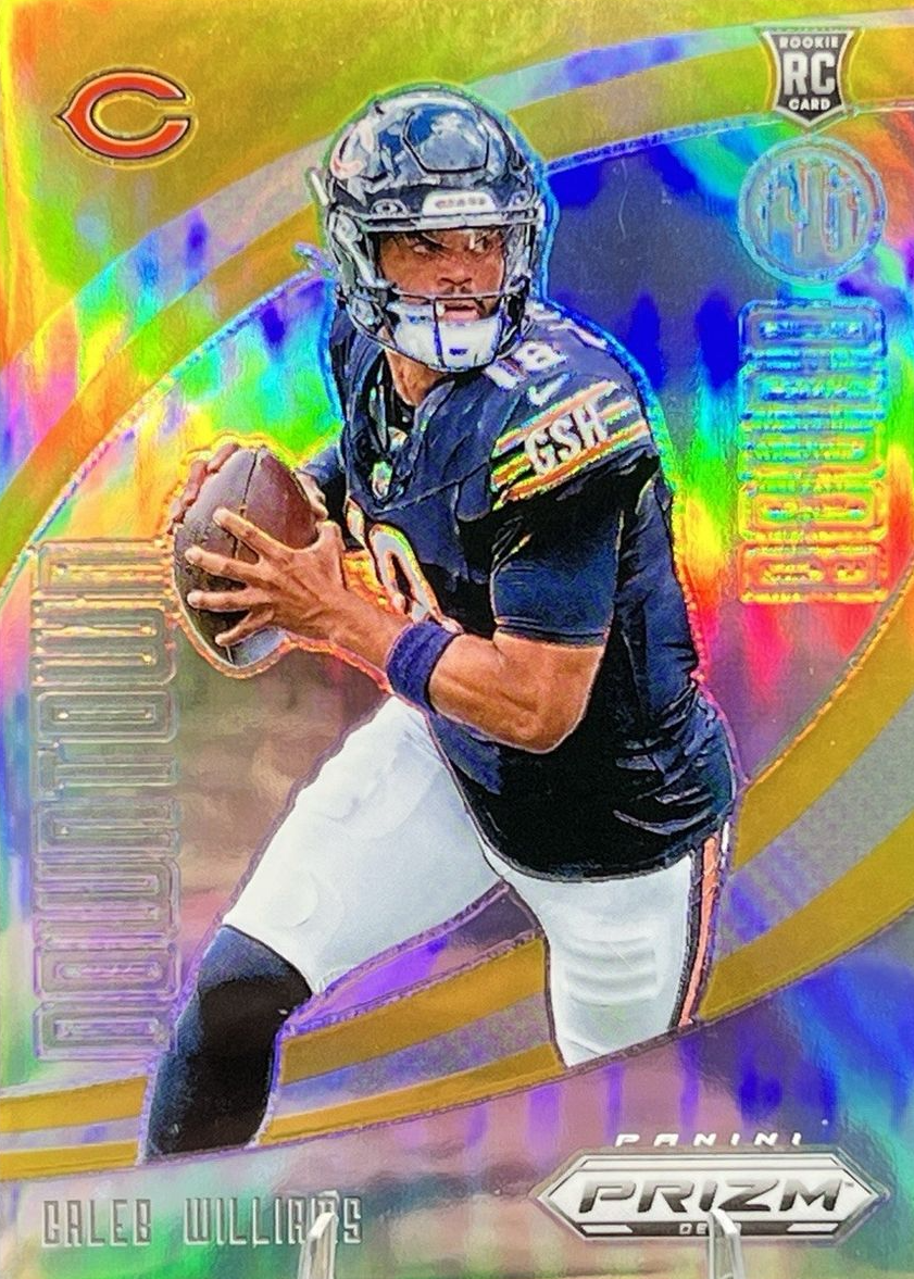 Caleb Williams 2024 Prizm Deca #1 Downtown Bound - Gold /10 Price