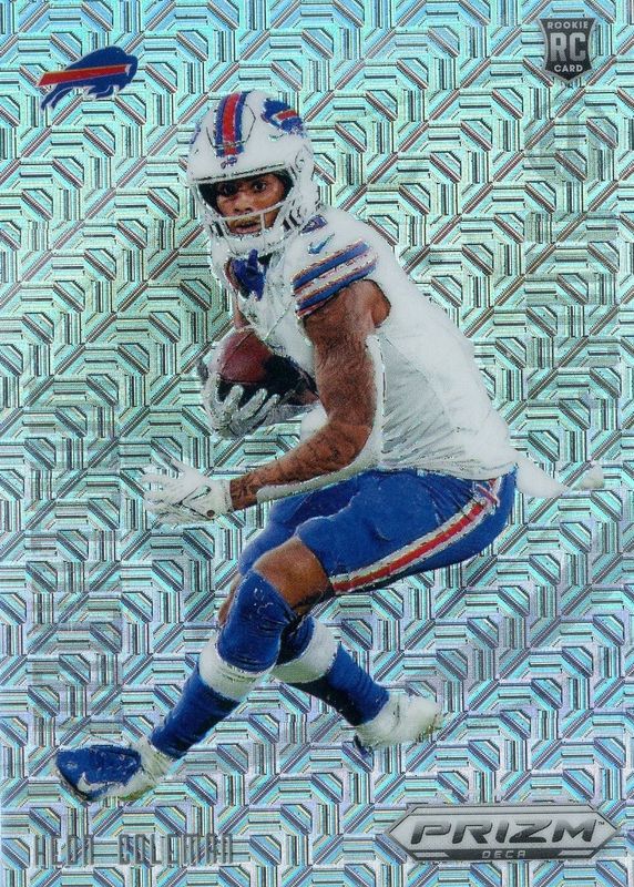 Keon Coleman 2024 Prizm Deca #14 Downtown Bound - Mojo /30 Rookie RAW