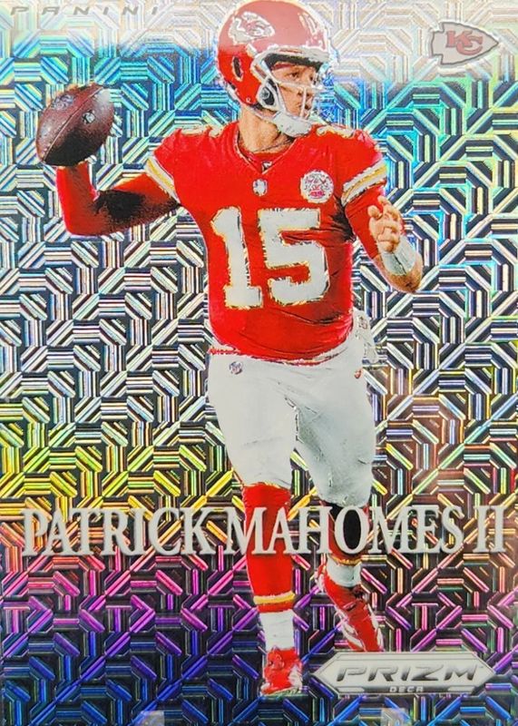 Patrick Mahomes II 2024 Prizm Deca #2 Most Valuable Players - Mojo /30 RAW