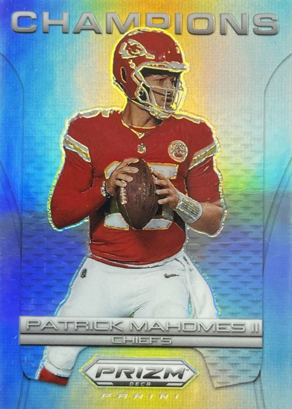 Patrick Mahomes II 2024 Prizm Deca #1 Champions - Silver RAW