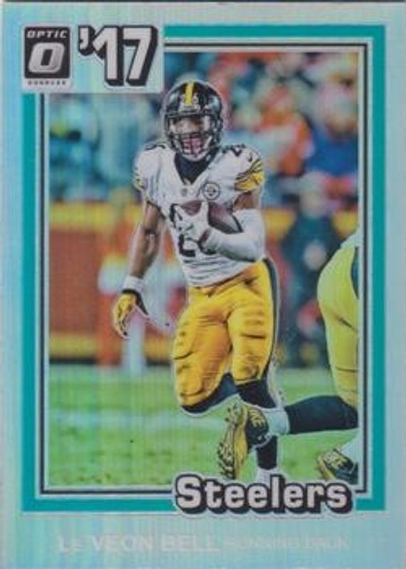 Le'Veon Bell 2017 Optic #25 1981 Tribute RAW