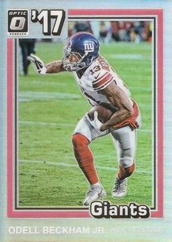 Odell Beckham Jr. 2017 Optic #13 1981 Tribute RAW