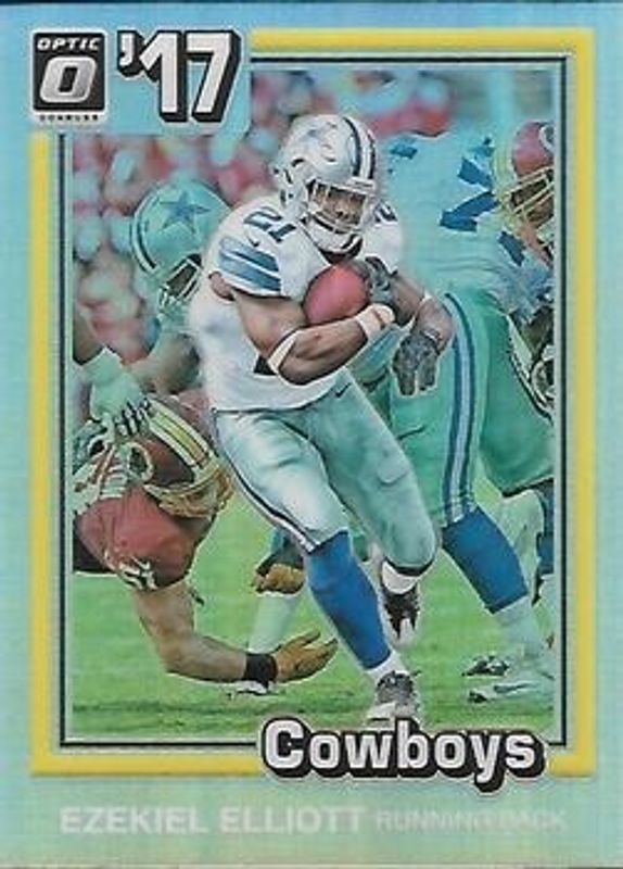 Ezekiel Elliott 2017 Optic #8 1981 Tribute RAW