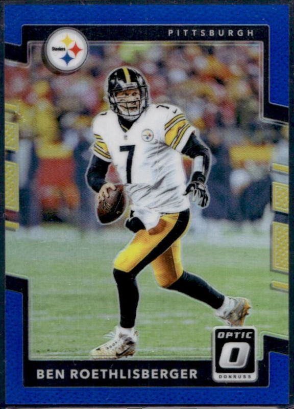 Ben Roethlisberger 2017 Optic #93 Blue /149 RAW