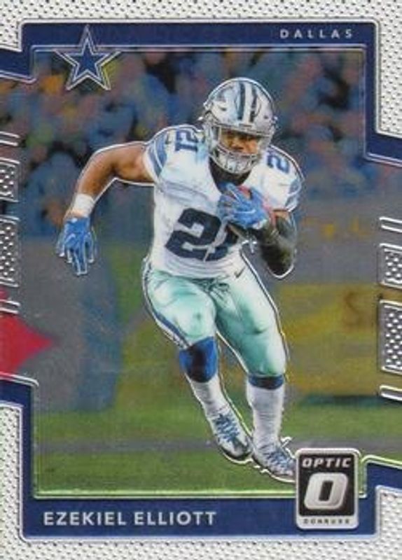 Ezekiel Elliott 2017 Optic #49 Base RAW