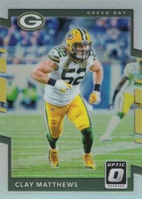 Clay Matthews 2017 Optic #14 Holo RAW