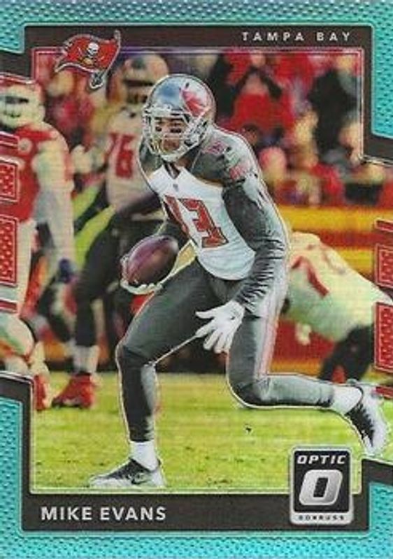 Mike Evans 2017 Optic #27 Aqua /299 RAW