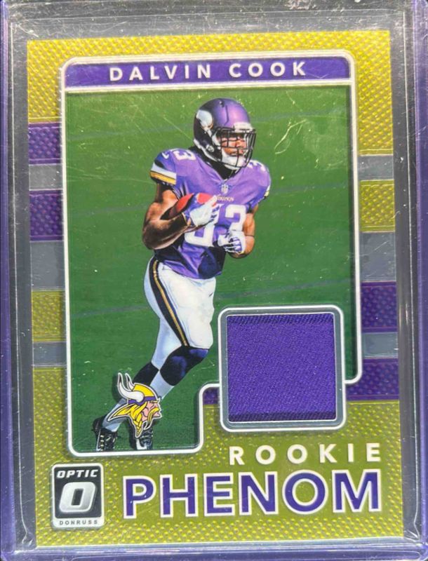 Dalvin Cook 2017 Optic #13 Rookie Phenom Jerseys RAW