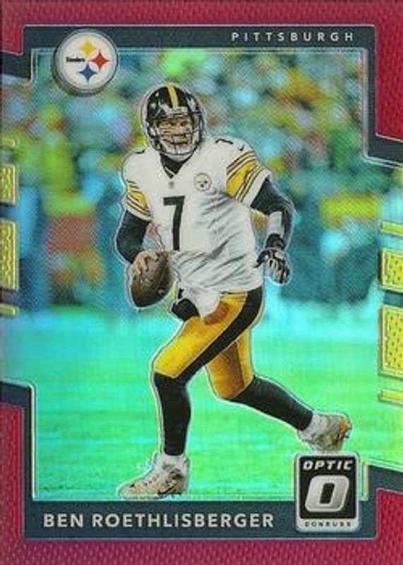 Ben Roethlisberger 2017 Optic #93 Red /99 RAW