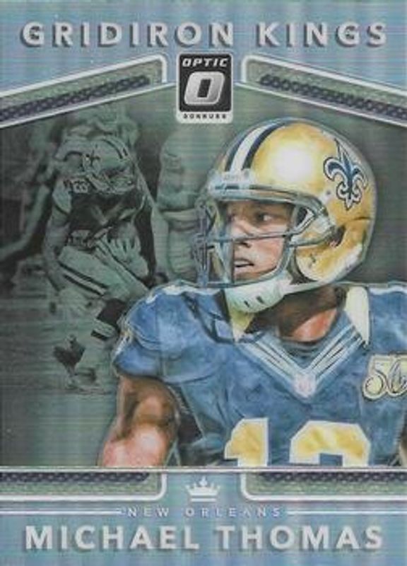 Michael Thomas 2017 Optic #37 Gridiron Kings RAW