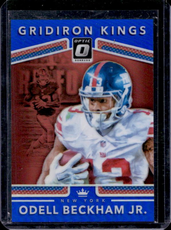 Odell Beckham Jr. 2017 Optic #7 Gridiron Kings - Blue /149 RAW