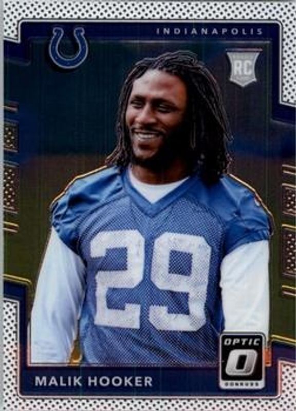 Malik Hooker 2017 Optic #118 Base Rookie RAW