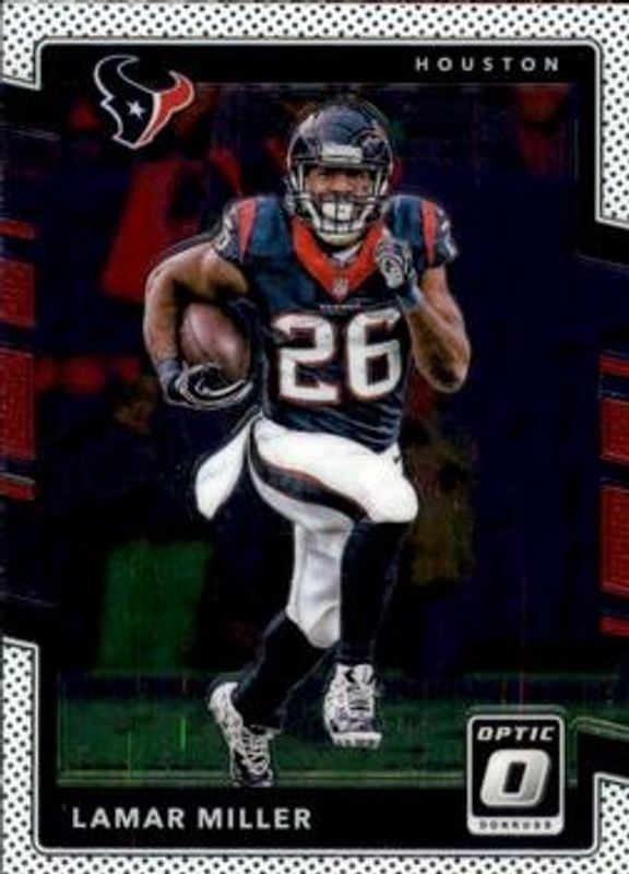 Lamar Miller 2017 Optic #3 Base RAW