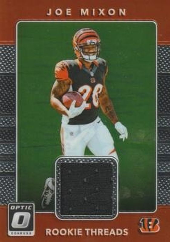 Joe Mixon 2017 Optic #14 Rookie Threads RAW