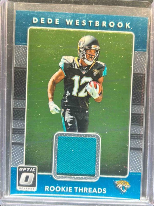 Dede Westbrook 2017 Optic #30 Rookie Threads RAW
