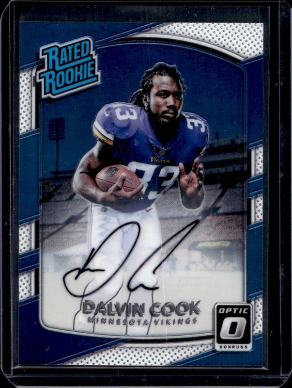 Dalvin Cook 2017 Optic #193 Rated Rookies Autographs /150 RAW