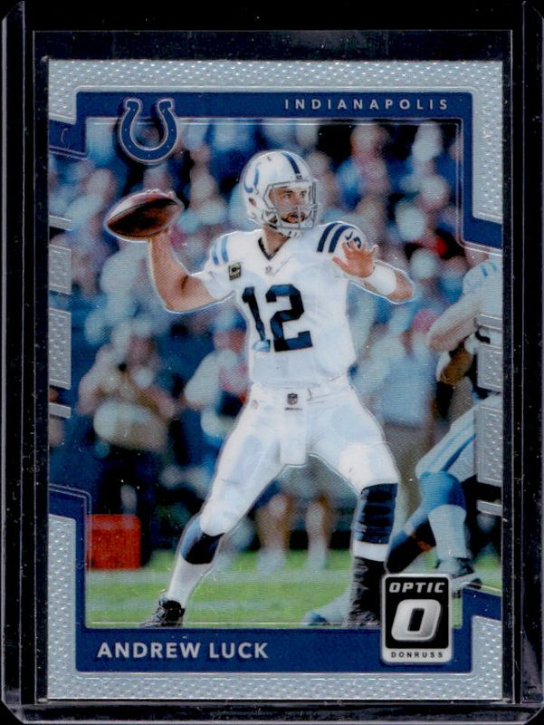 Andrew Luck 2017 Optic #74 Holo RAW