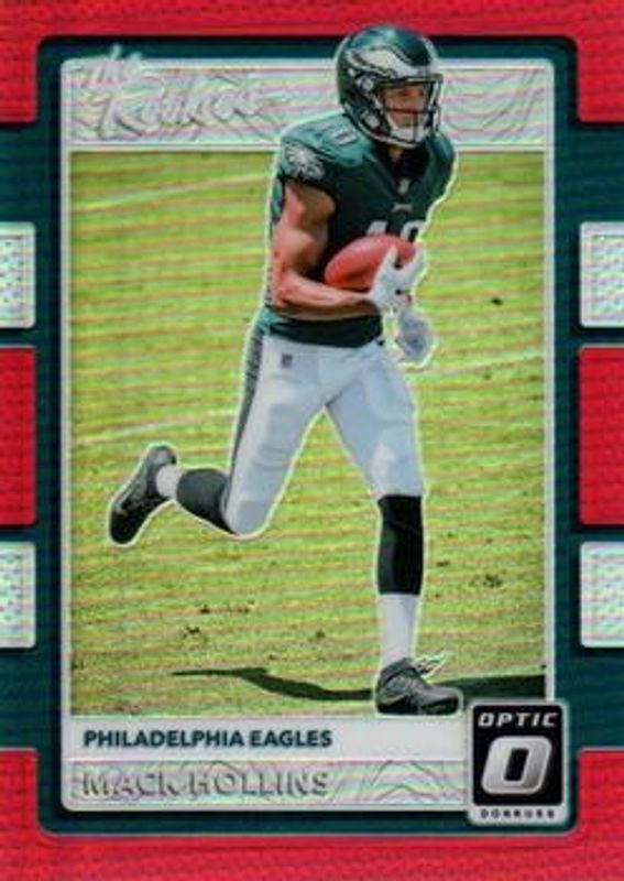 Mack Hollins 2017 Optic #33 The Rookies - Red /99 RAW