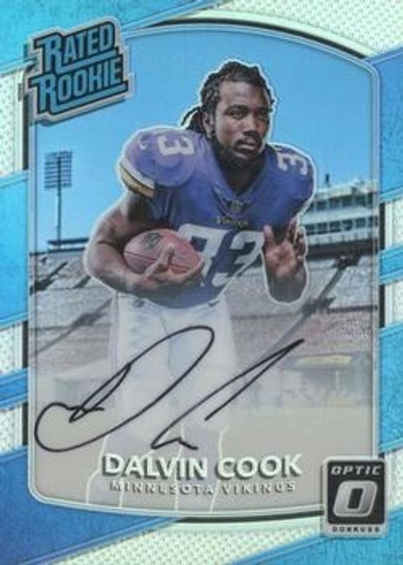 Dalvin Cook 2017 Optic #193 Rated Rookies Autographs - Holo /99 RAW