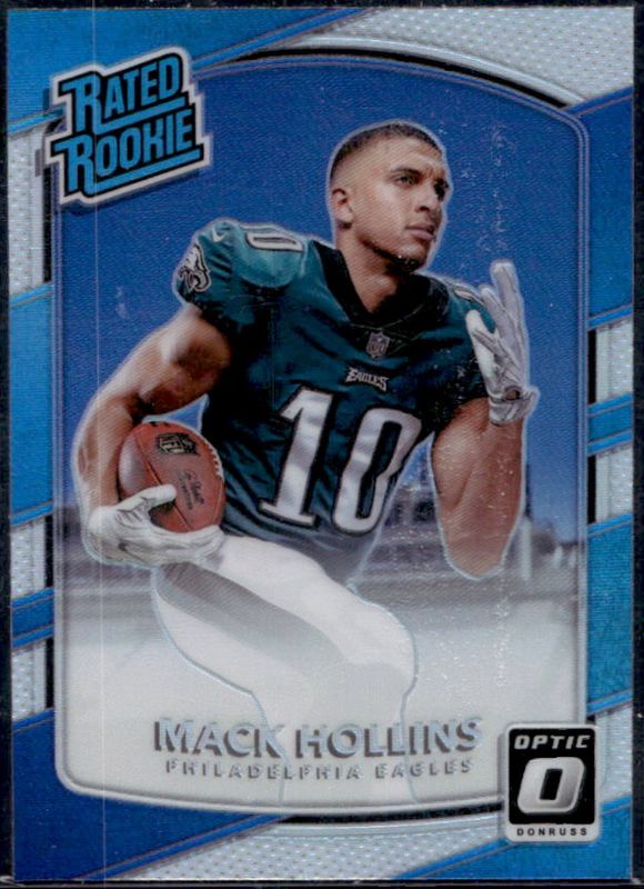 Mack Hollins 2017 Optic #161 Holo Rookie RAW