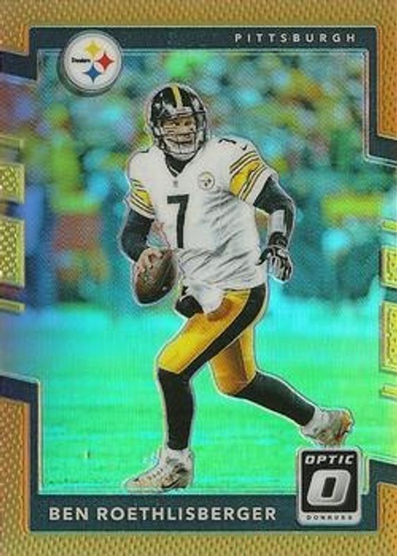 Ben Roethlisberger 2017 Optic #93 Orange /199 RAW