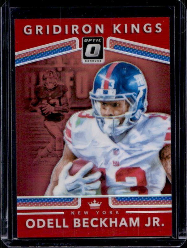 Odell Beckham Jr. 2017 Optic #7 Gridiron Kings - Red /99 RAW