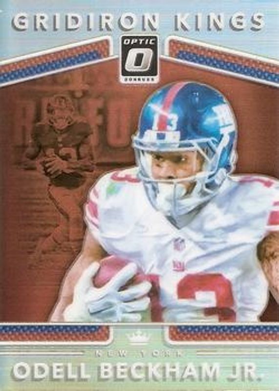 Odell Beckham Jr. 2017 Optic #7 Gridiron Kings RAW