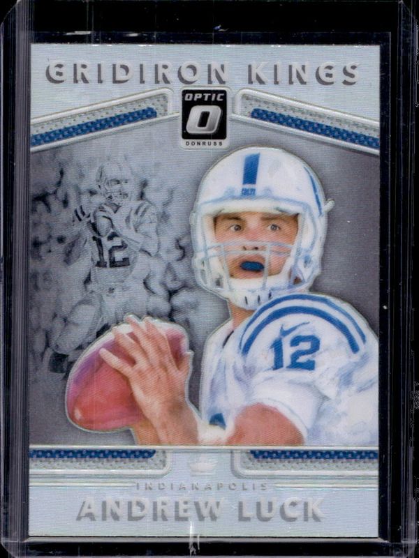Andrew Luck 2017 Optic #34 Gridiron Kings RAW