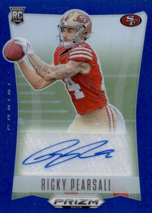 Ricky Pearsall 2024 Prizm Deca #S-RPL Signatures - Blue /49 Price Guide ...
