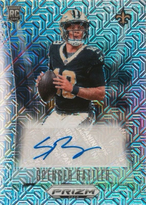 Spencer Rattler 2024 Prizm Deca #S-SRR Signatures - Mojo /25 Rookie RAW