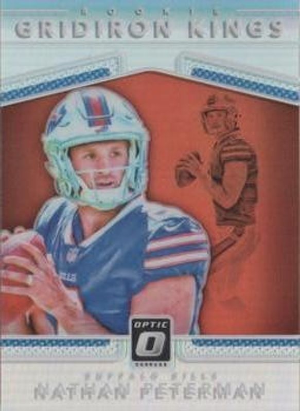 Nathan Peterman 2017 Optic #1 Rookie Gridiron Kings RAW