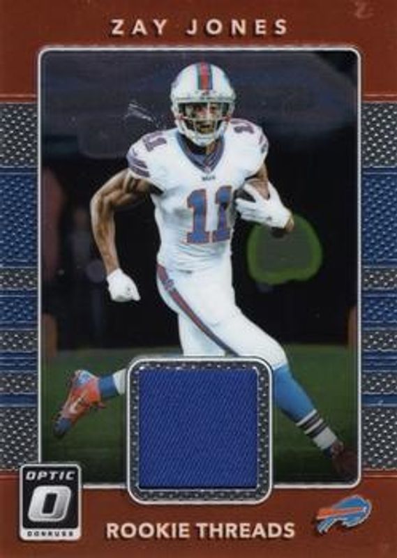 Zay Jones 2017 Optic #11 Rookie Threads RAW