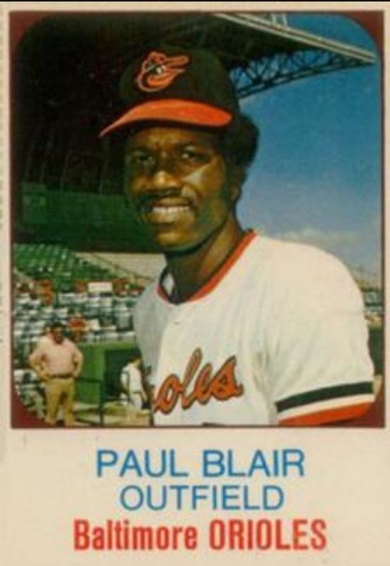 Paul Blair 1975 Hostess #12 Base RAW