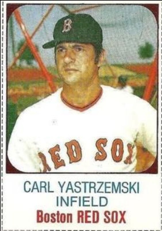 Carl Yastrzemski 1975 Hostess #48b Base RAW