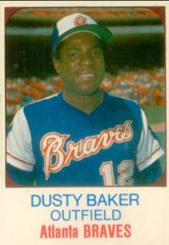 Dusty Baker 1975 Hostess #117 Base RAW