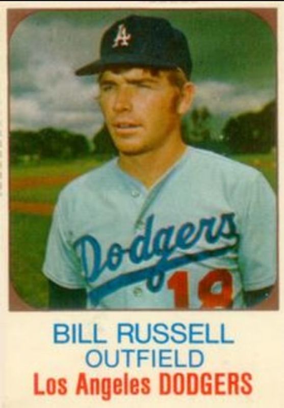 Bill Russell 1975 Hostess #91 Base RAW