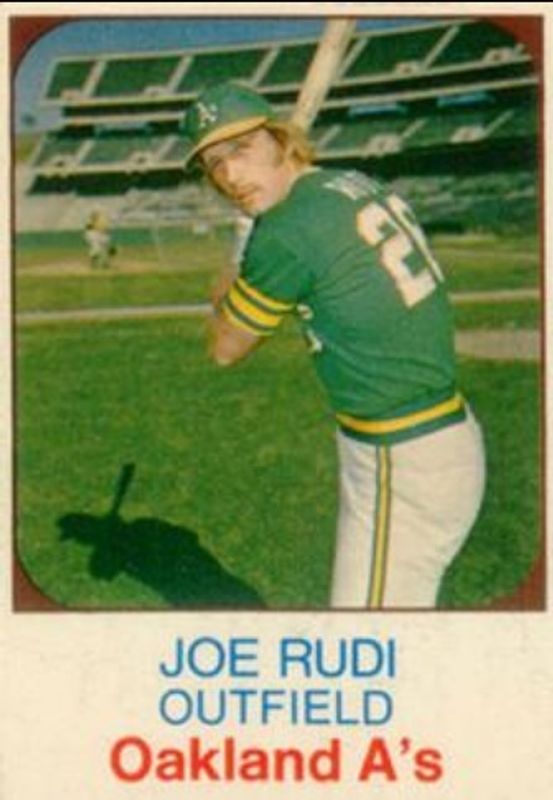 Joe Rudi 1975 Hostess #40 Base RAW