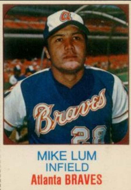 Mike Lum 1975 Hostess #33 Base RAW