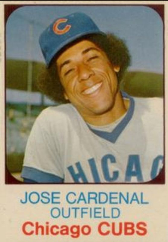 Jose Cardenal 1975 Hostess #65 Base RAW