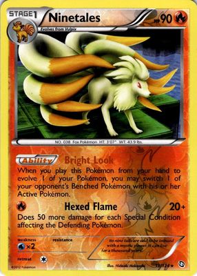 2012 Black & White: Dragons Exalted #019/124 Reverse Holo