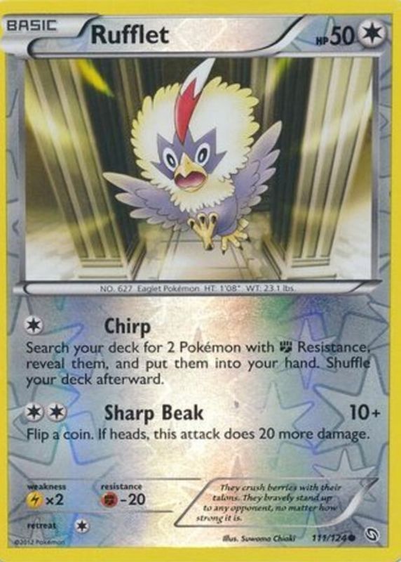 2012 Black & White: Dragons Exalted #111/124 Reverse Holo