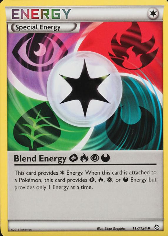 Blend Energy GRPD 2012 Black & White: Dragons Exalted #117/124 Base RAW TCG (LIGHTLY PLAYED)